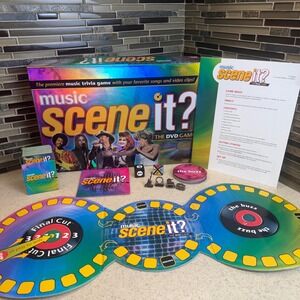 Music Scene It? The DVD Trivia Board Game Complete 2005 Screenlife MTV Edition